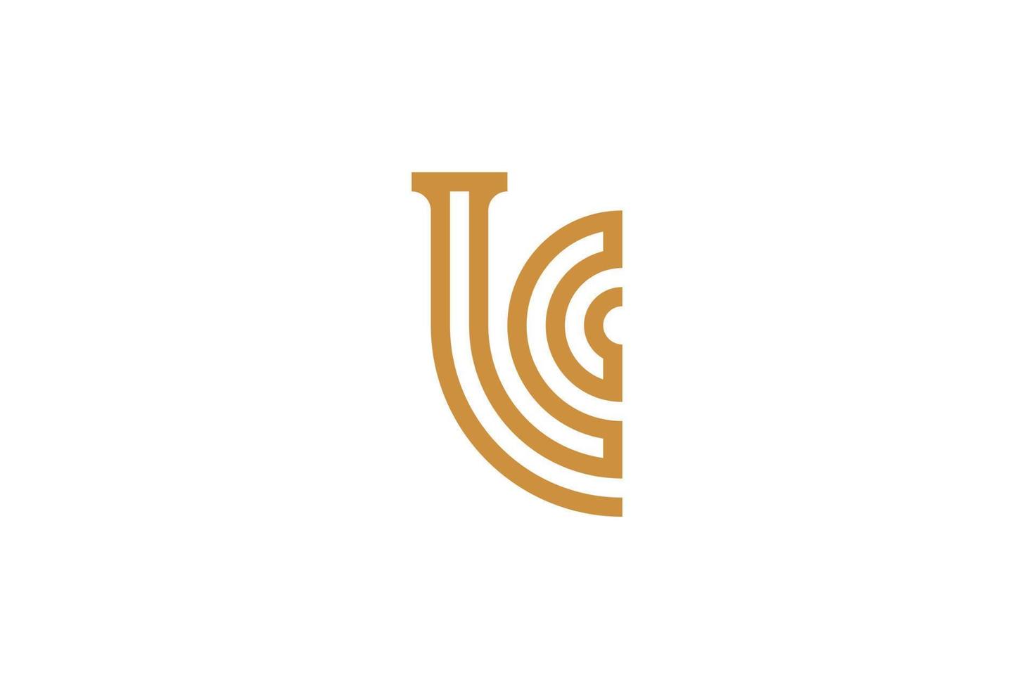 Flat Design Letter L Logo Template vector
