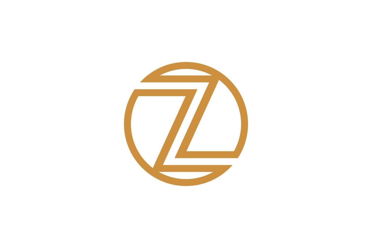 Creative Initial Z Monogram Logo vector