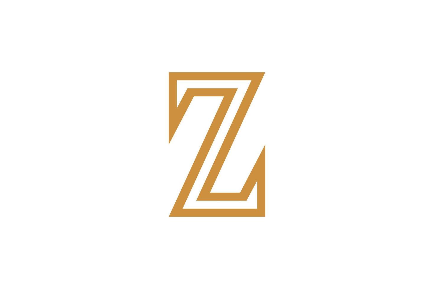 Creative Initial Z Monogram Logo vector