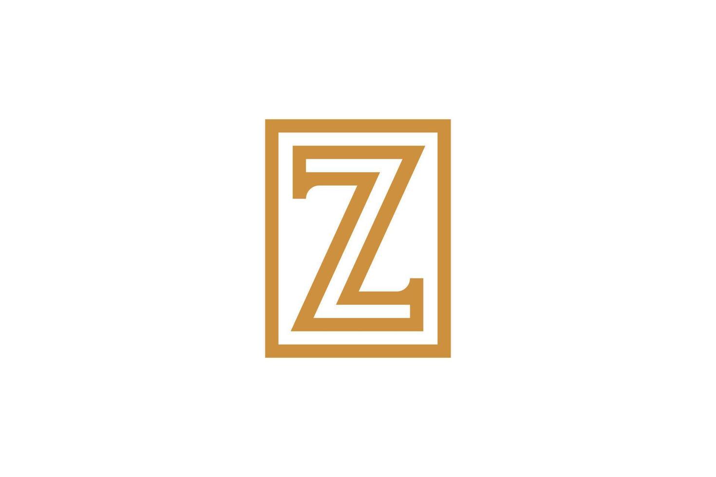 Creative Initial Z Monogram Logo vector