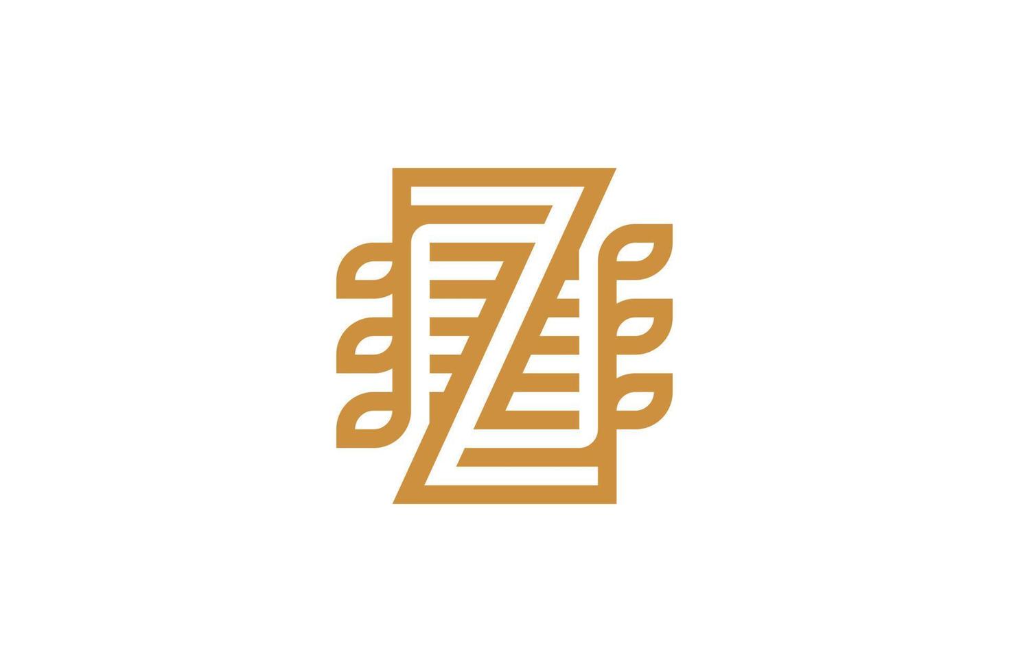 Creative Initial Z Monogram Logo vector