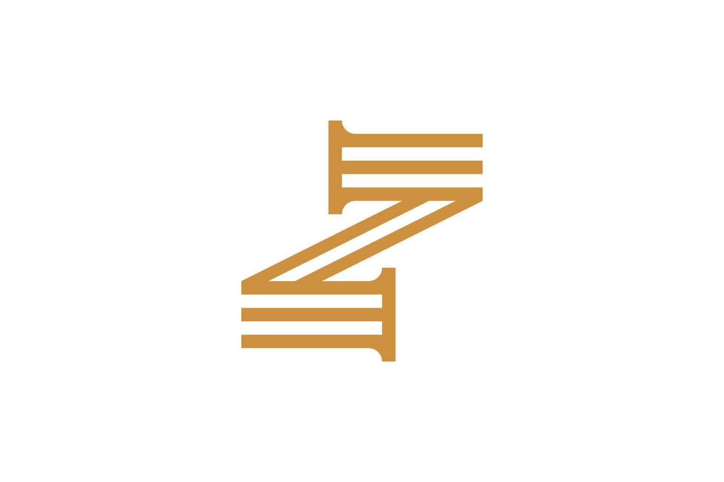 Creative Initial Z Monogram Logo vector