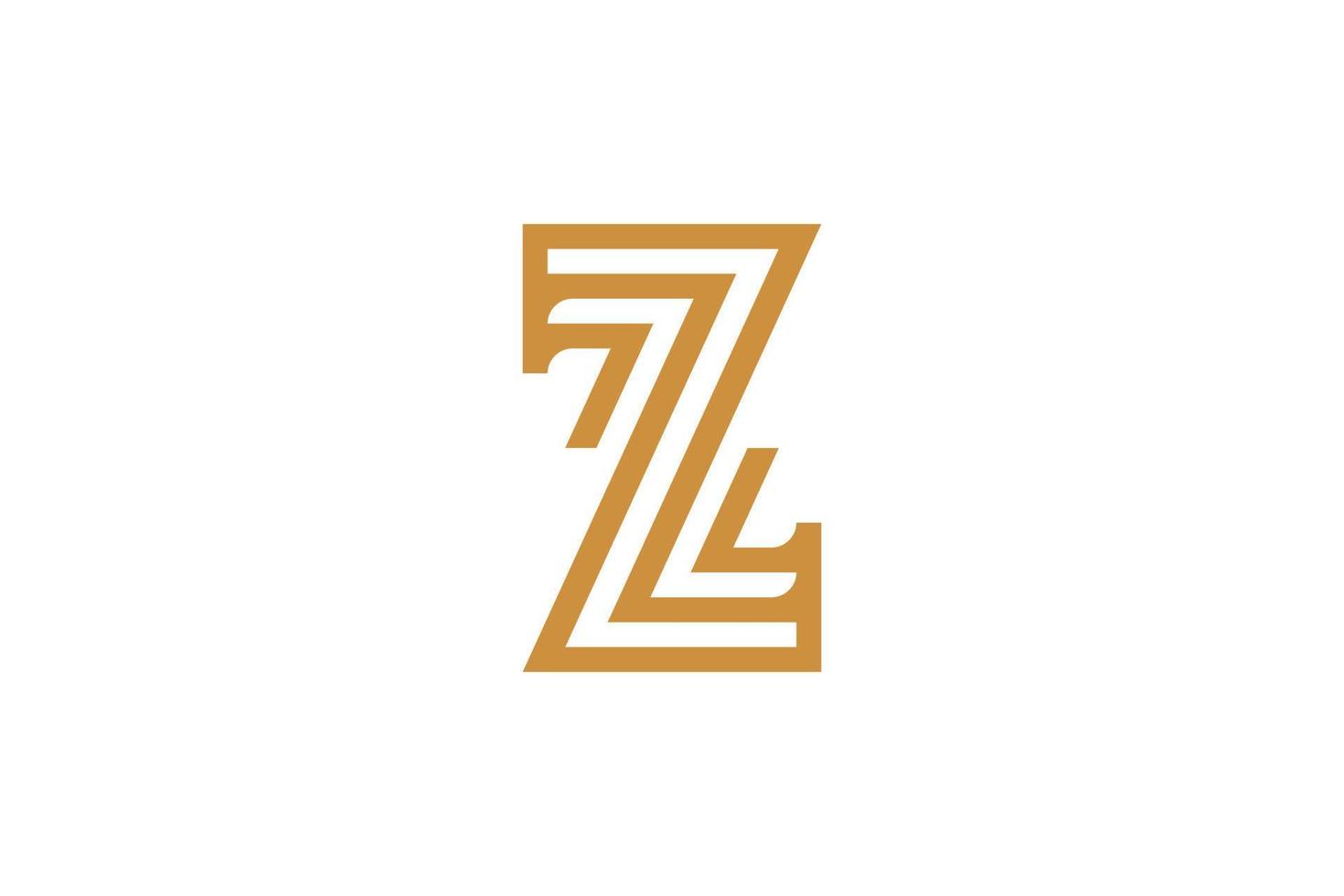 Creative Initial Z Monogram Logo vector