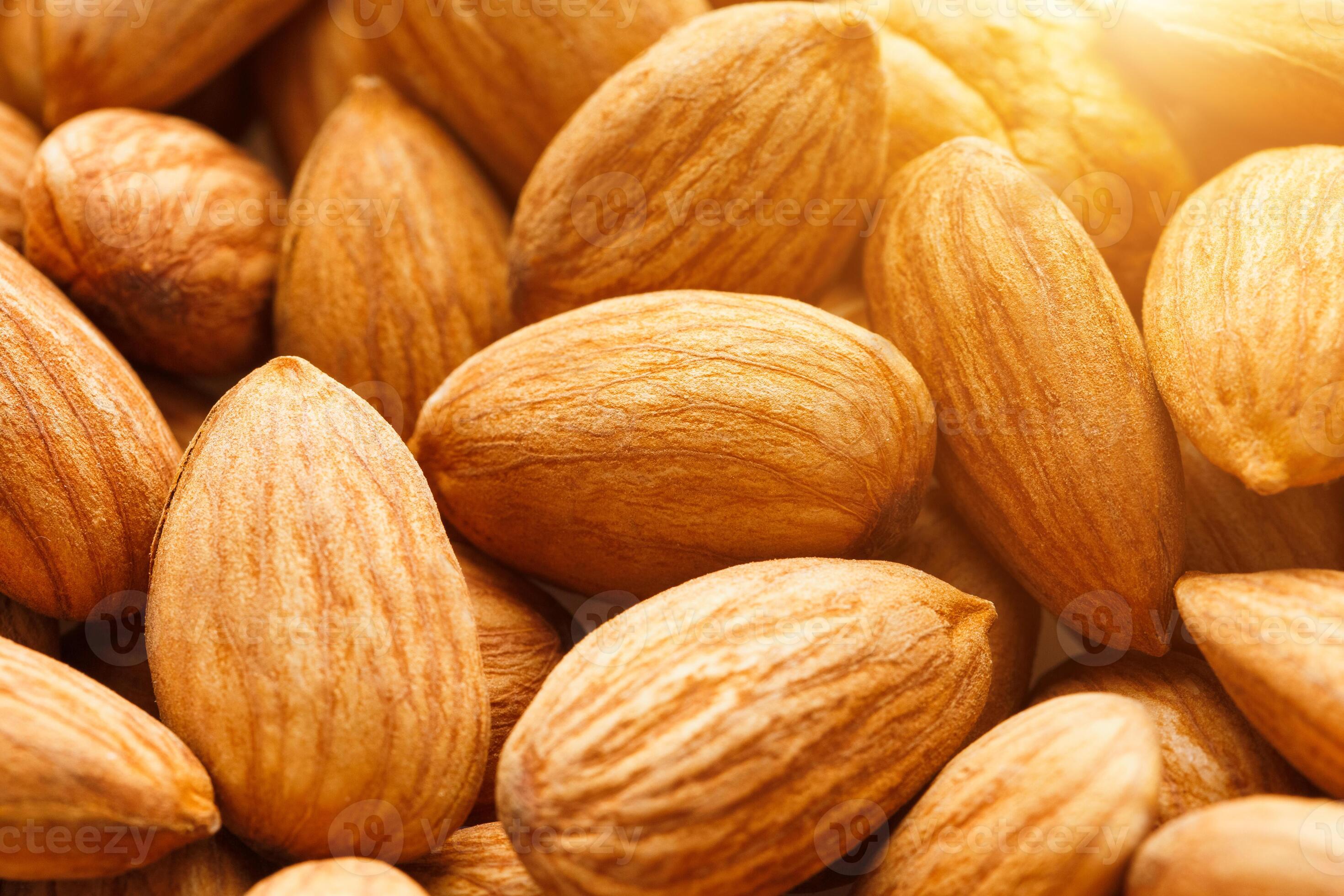 Almond. Almonds macro. Almonds background. Almond nuts 14539266 Stock