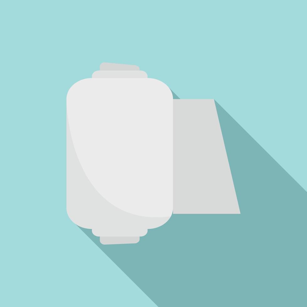 Medical bandage icon, flat style vector