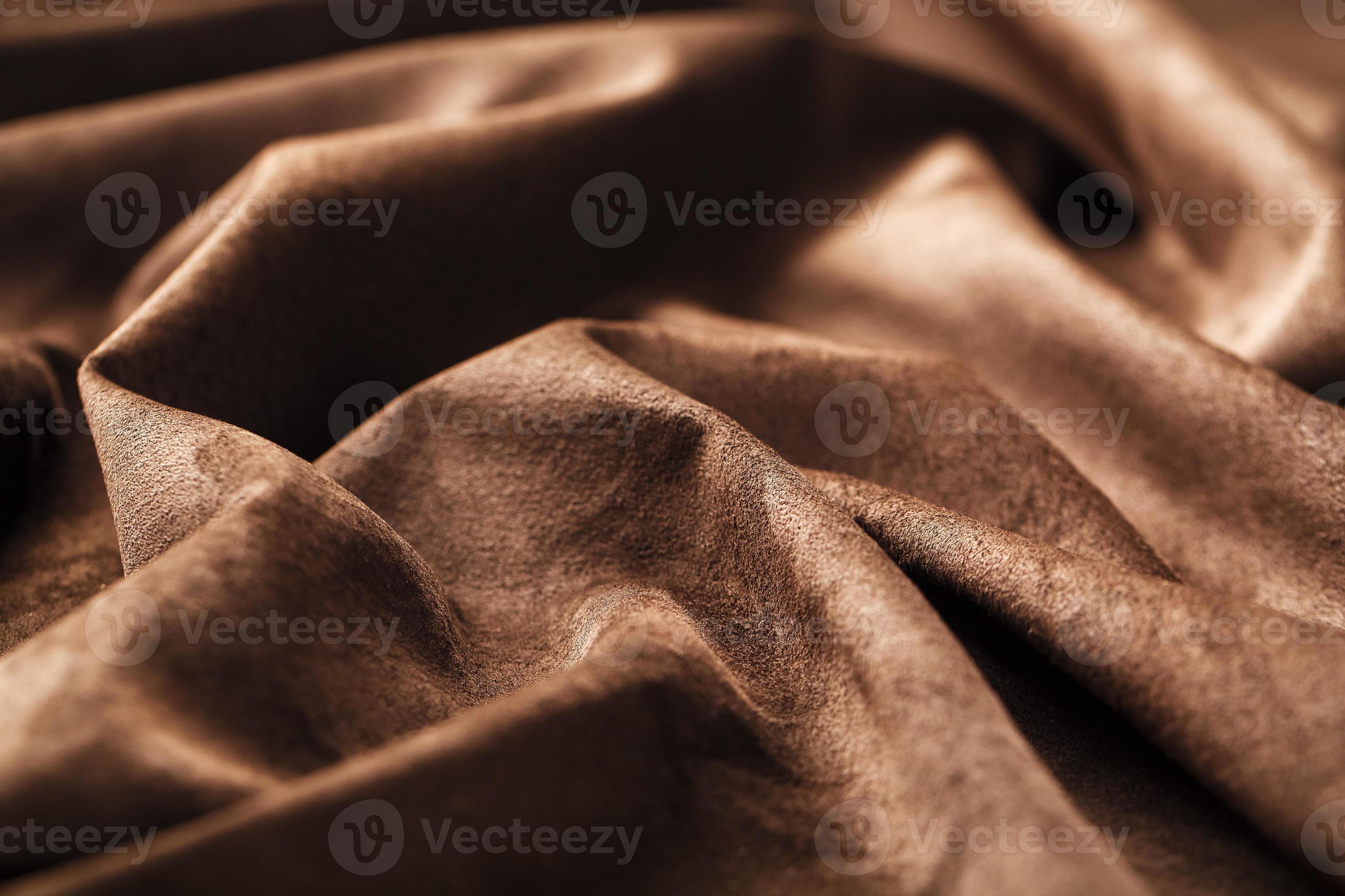 Brown velor textural background pattern. Gorgeous elastic velor fabric has  a velvet pile, shine and texture. 14539843 Stock Photo at Vecteezy