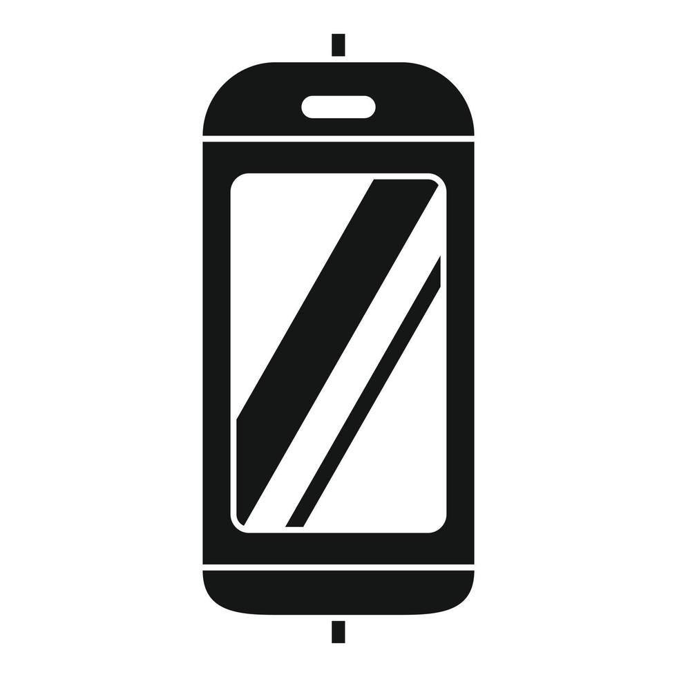 Cabine elevator icon, simple style vector
