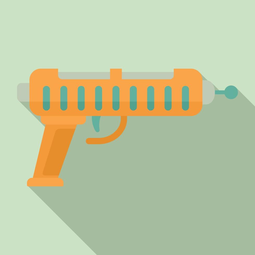 Retro blaster icon, flat style vector