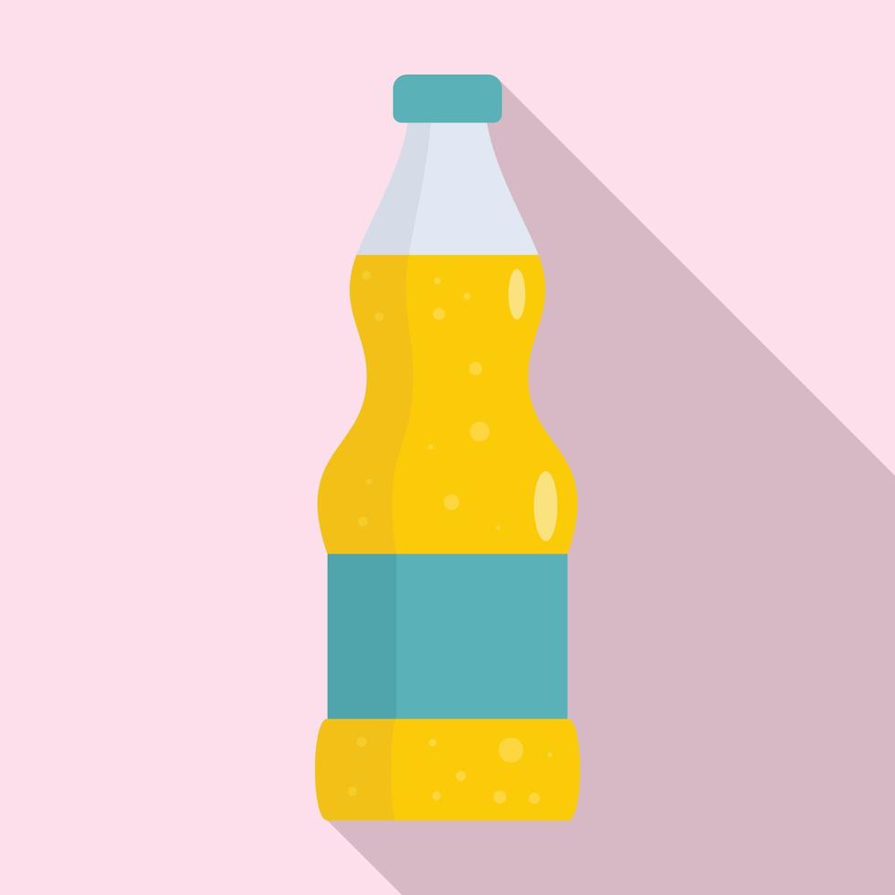 Soda icon, flat style vector