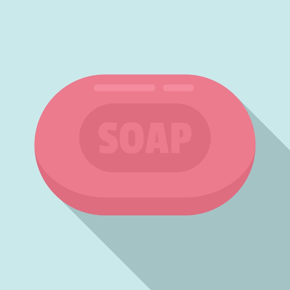 Soap icon, flat style vector