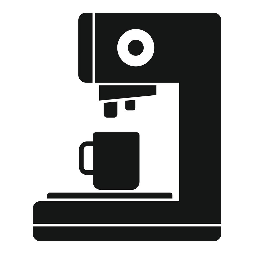 Capsule coffee machine icon, simple style vector