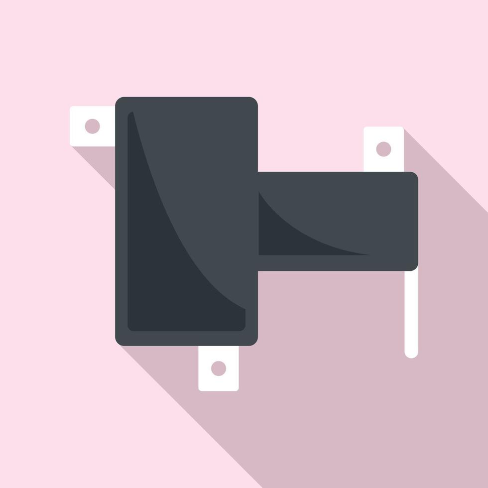 Broken phone piece icon, flat style vector