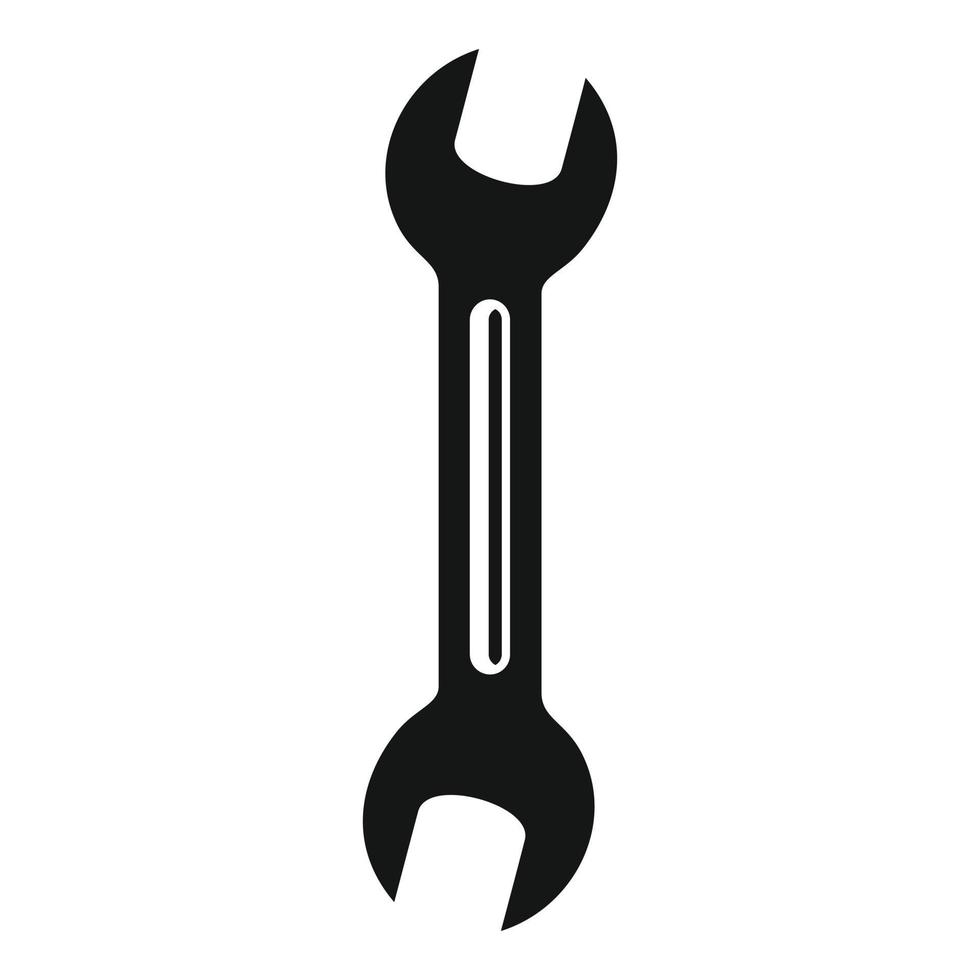 Pipe wrench icon, simple style vector