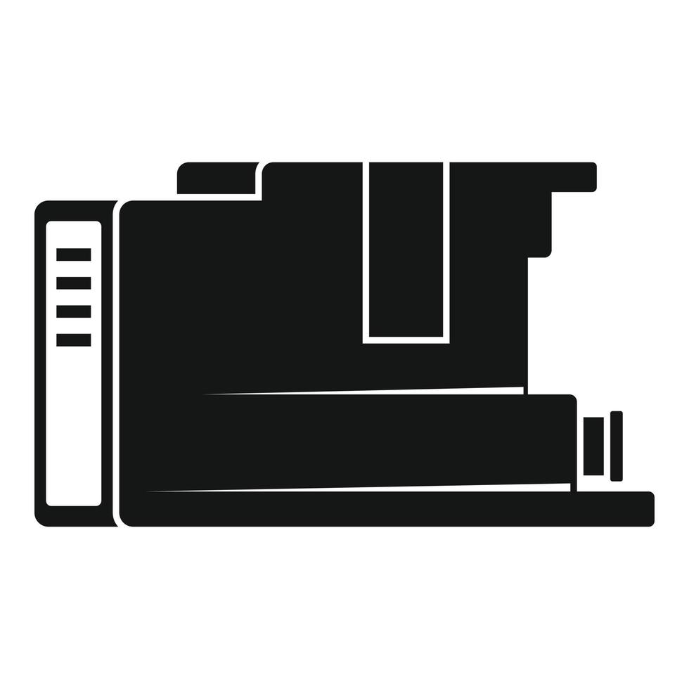 Cartridge icon, simple style vector