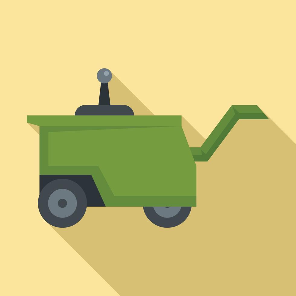 Family farm machine icon, flat style vector