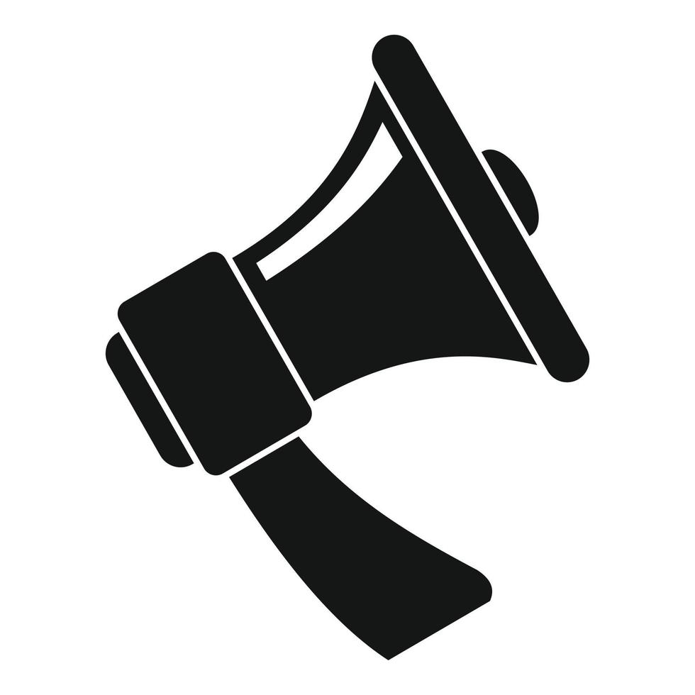 Megaphone icon, simple style vector