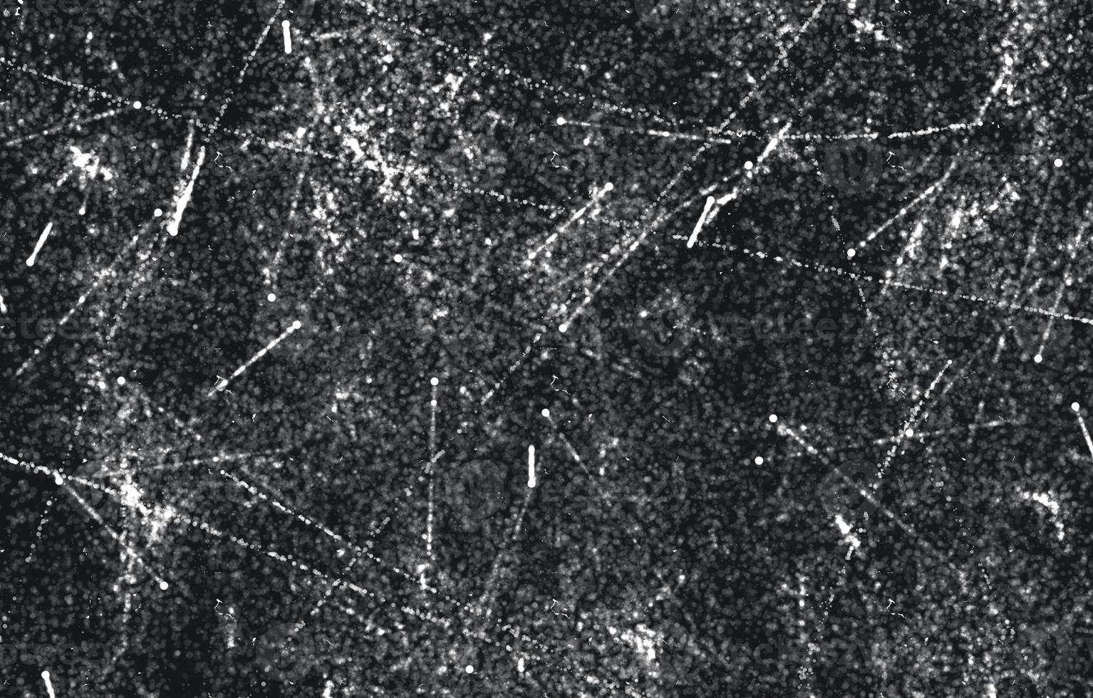 Dark Messy Dust Overlay Distress Background. Easy To Create Abstract Dotted, Scratched, Vintage Effect With Noise And Grain photo