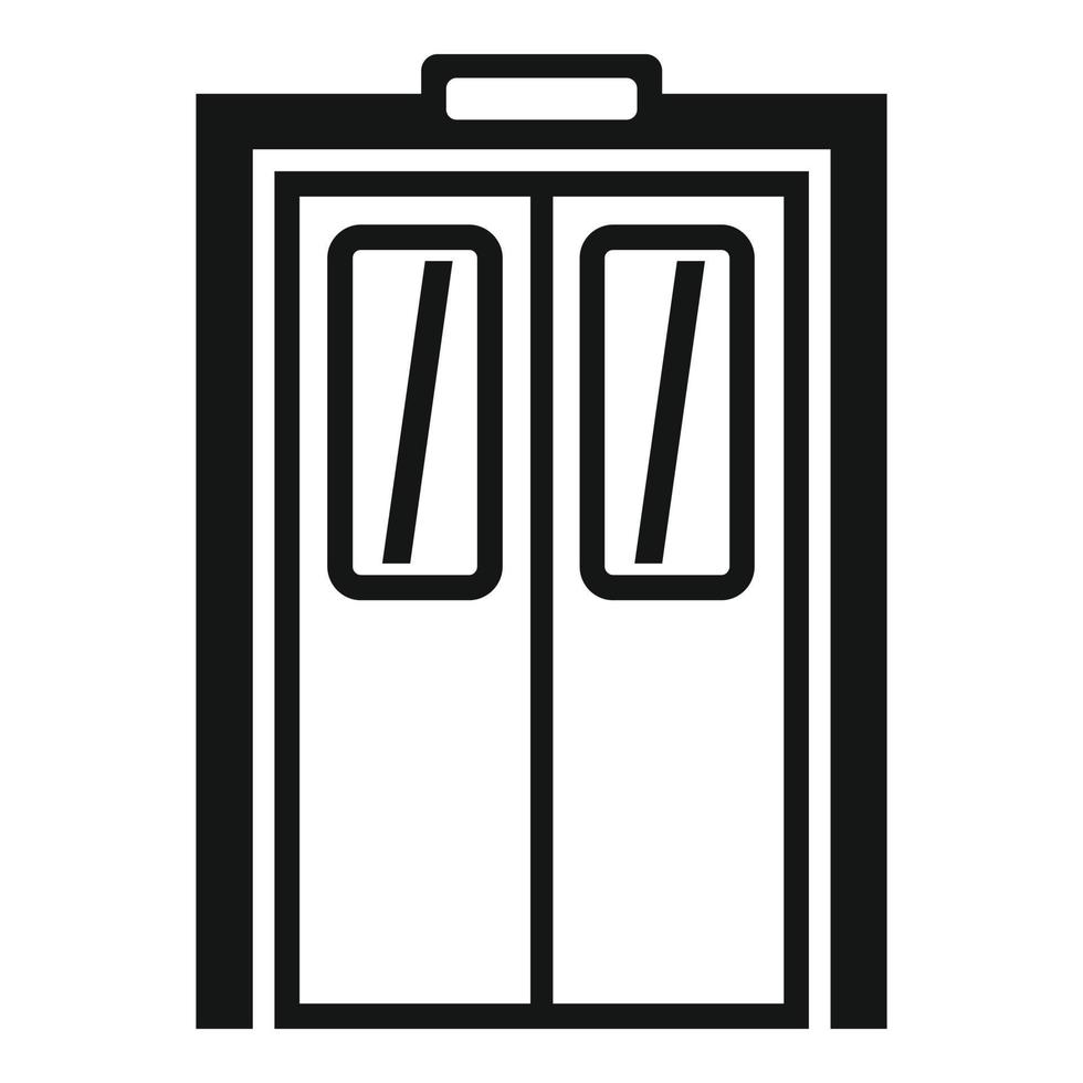 Elevator icon, simple style vector