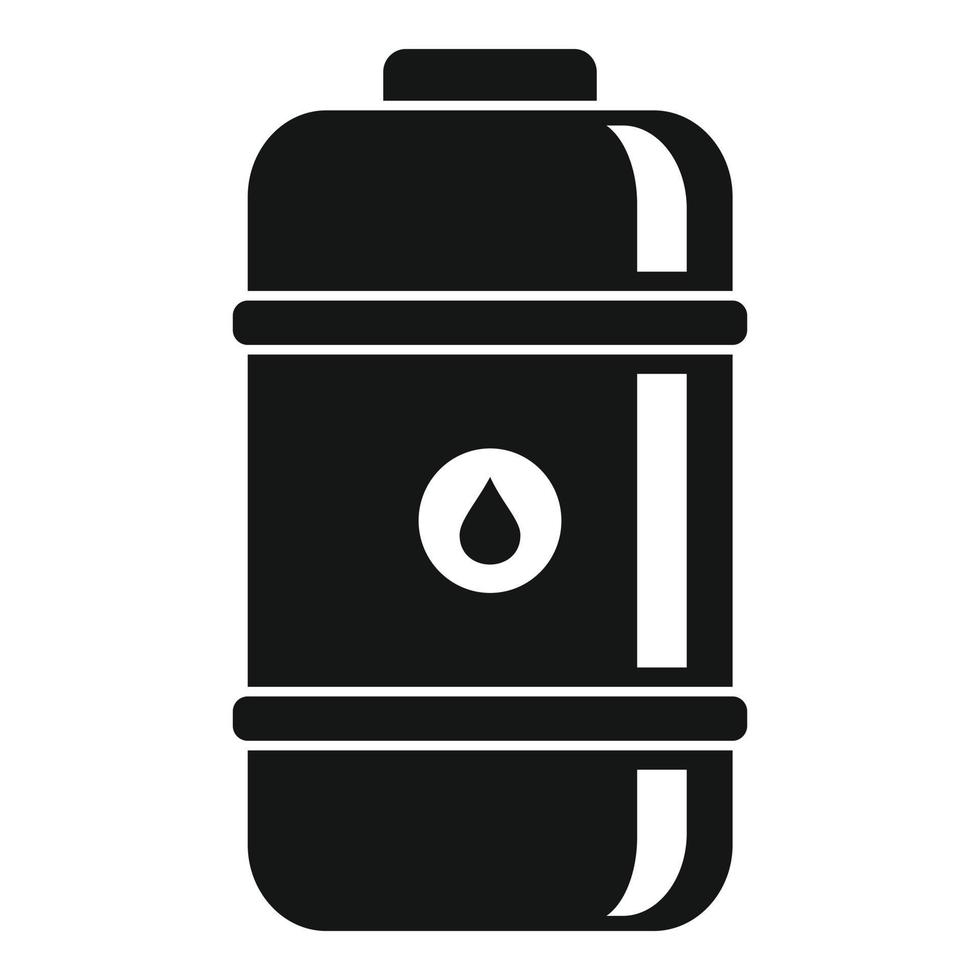 Fresh milk tank icon, simple style vector