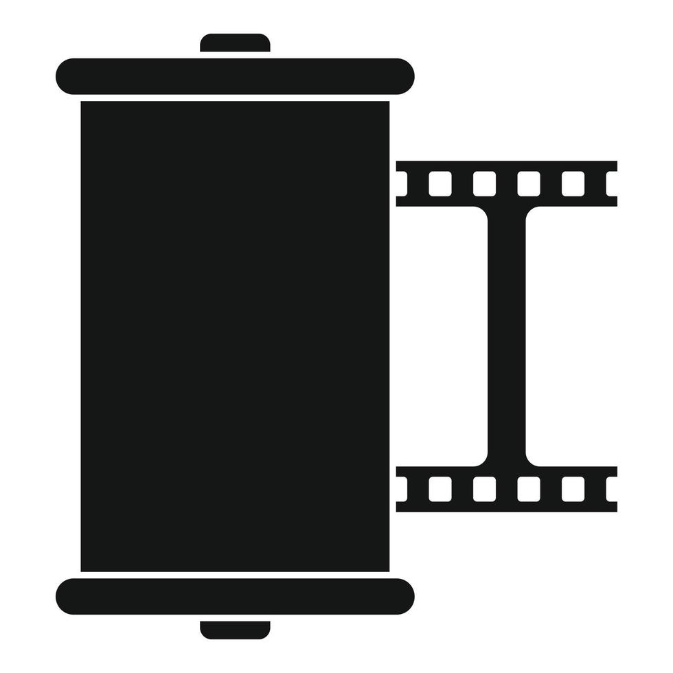 Retro camera film icon, simple style 14542067 Vector Art at Vecteezy