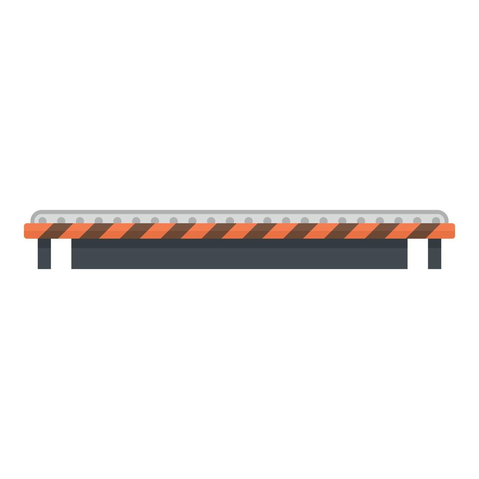 Assembly metal line icon, flat style vector