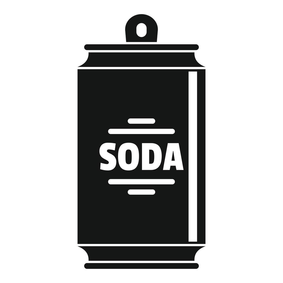 American soda icon, simple style vector