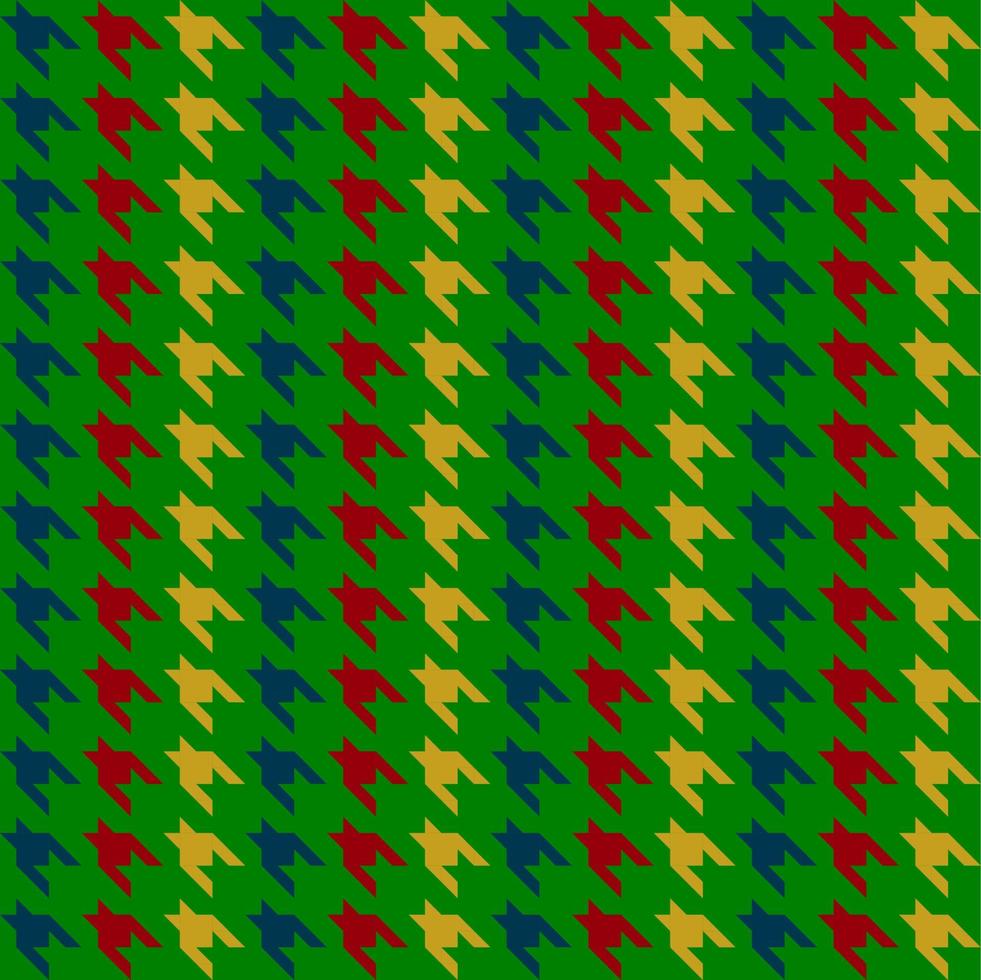 seamless geometric pattern with hounds tooth vector