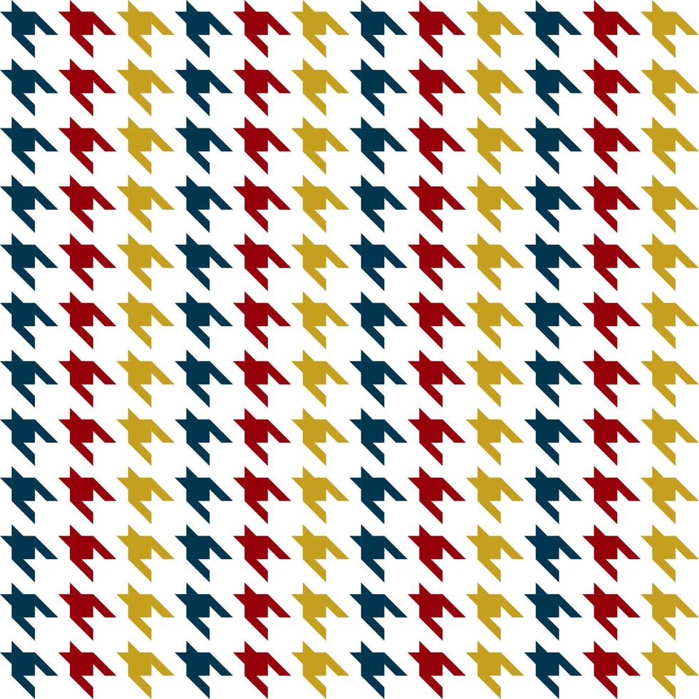 seamless geometric pattern with hounds tooth vector