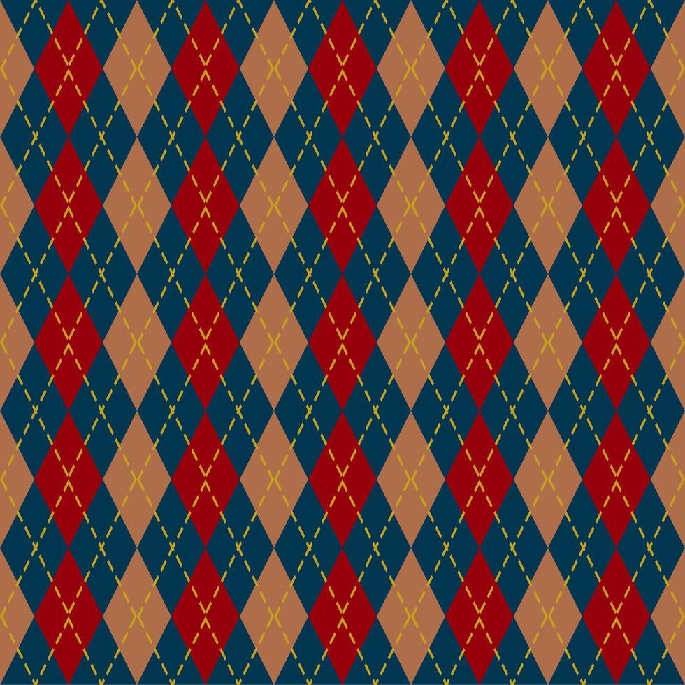 seamless geometric pattern with argyle vector