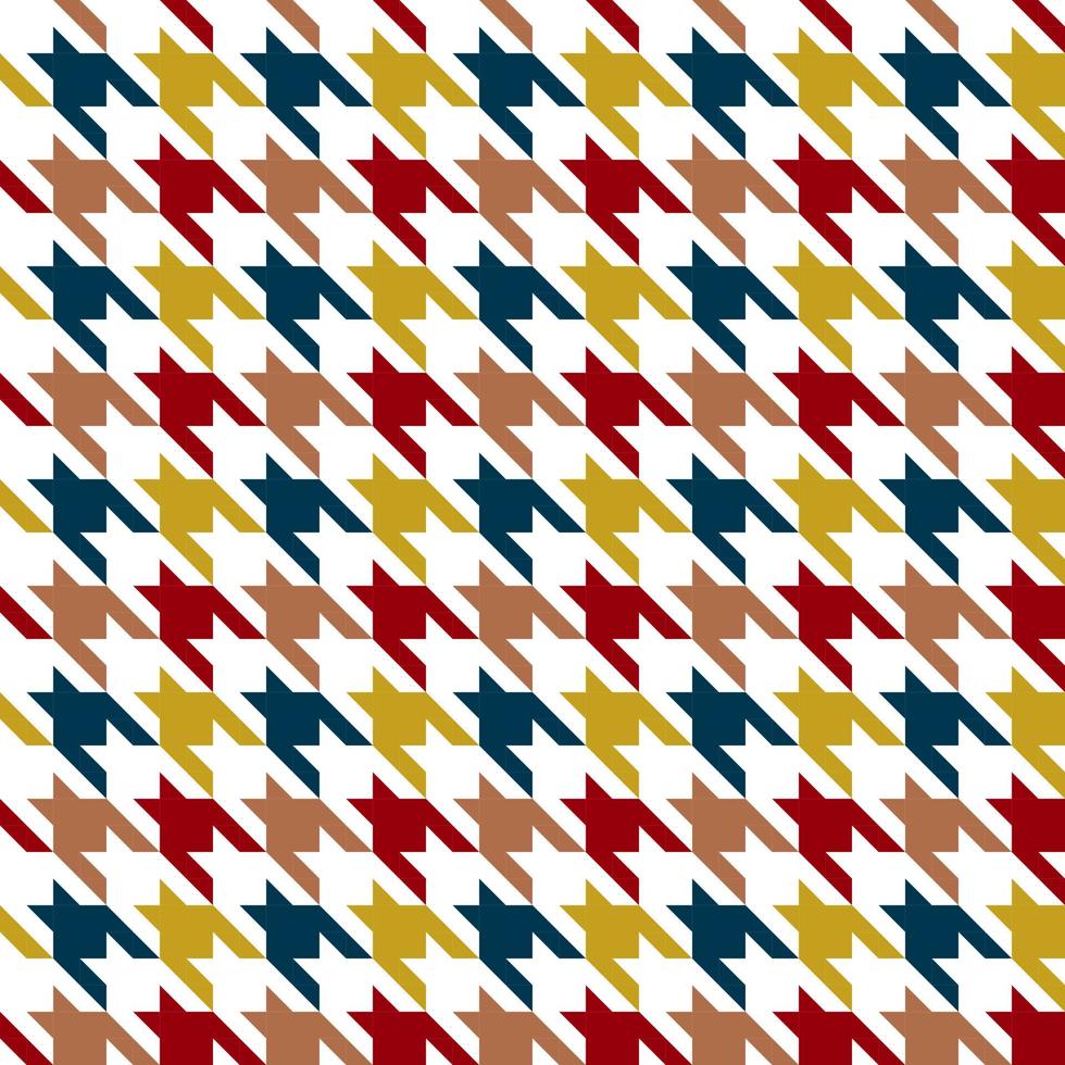 seamless geometric pattern with hounds tooth vector