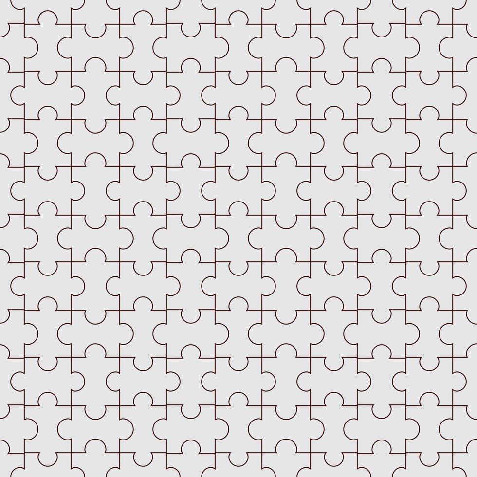 seamless pattern with puzzle background vector