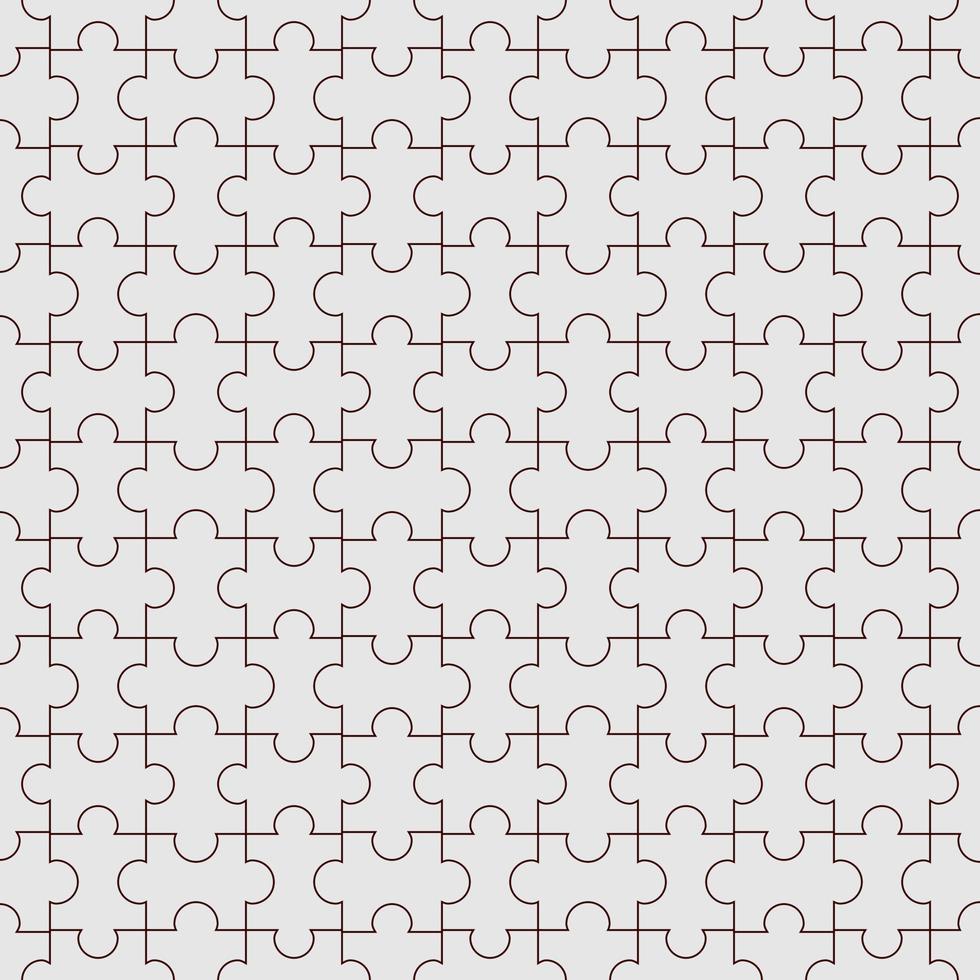 seamless pattern with puzzle background vector