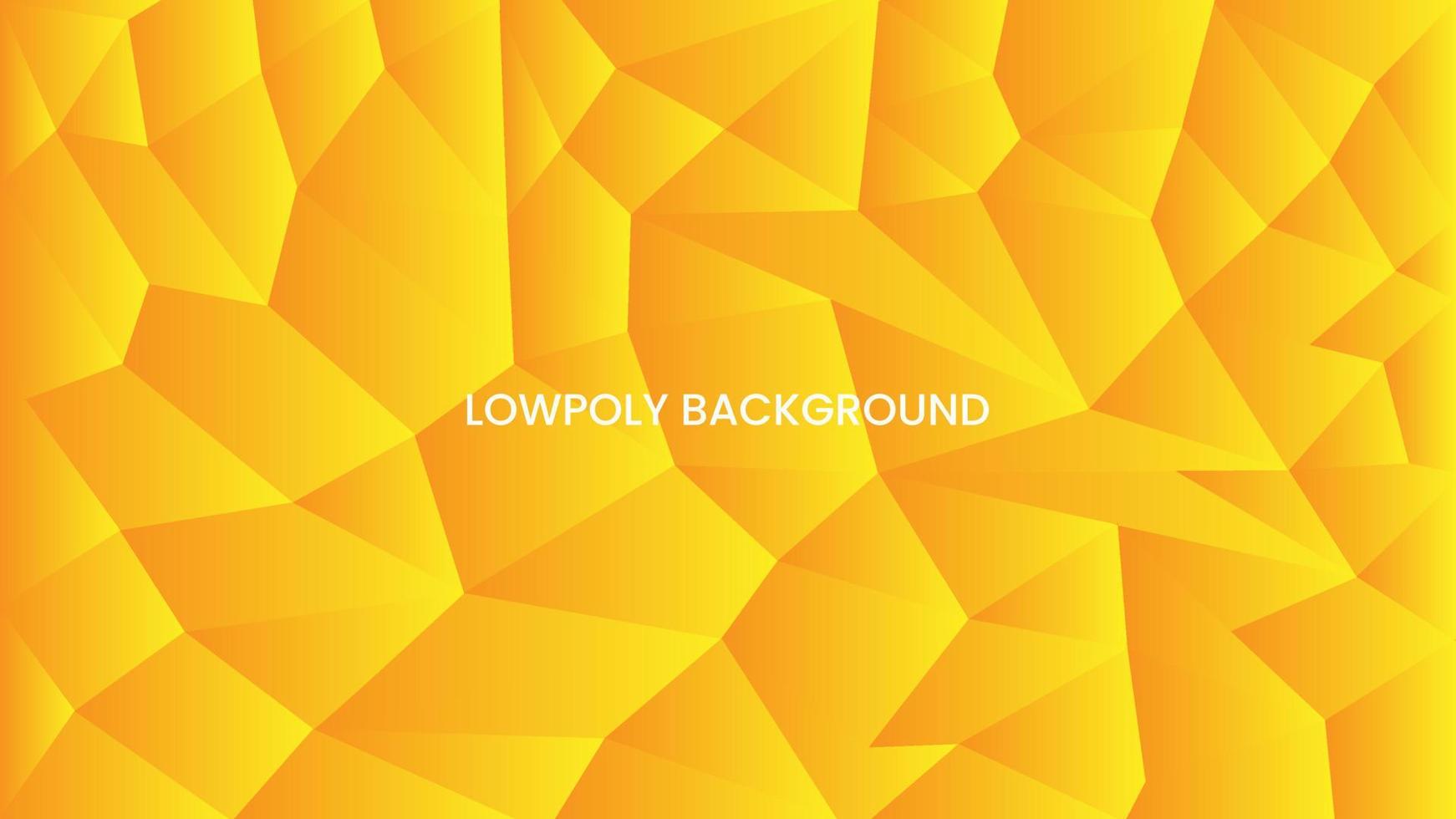 yellow triangle background low poly style vector