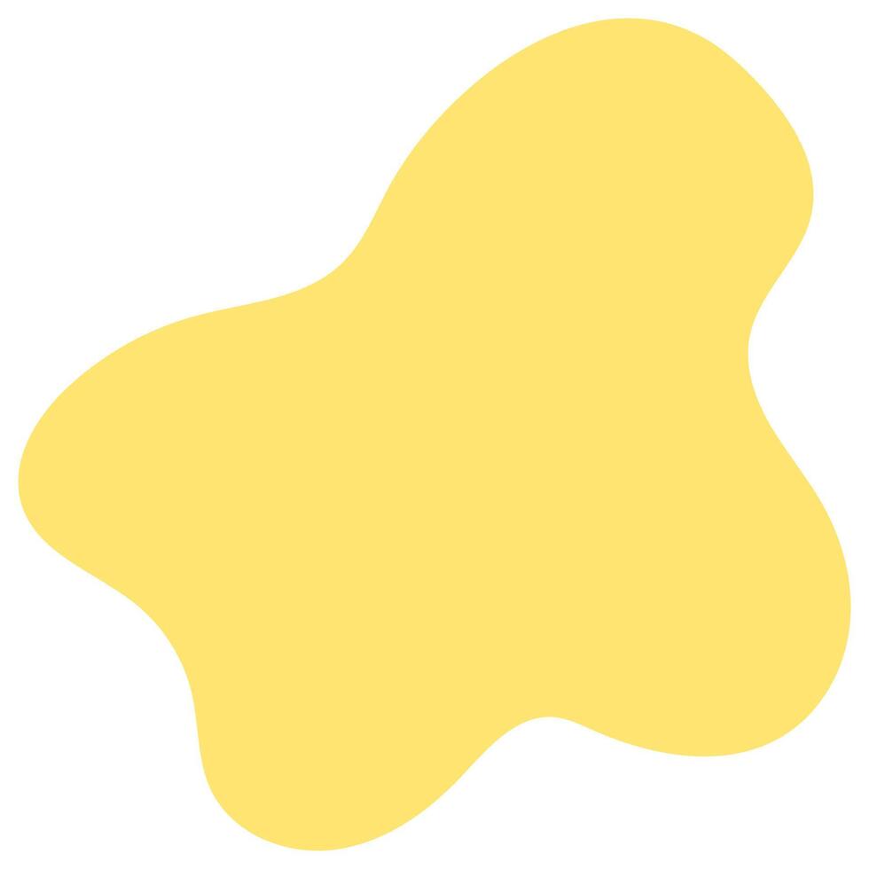 Simple Abstract Shape Element With Fun Color vector