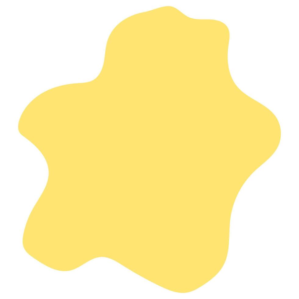 Simple Abstract Shape Element With Fun Color vector