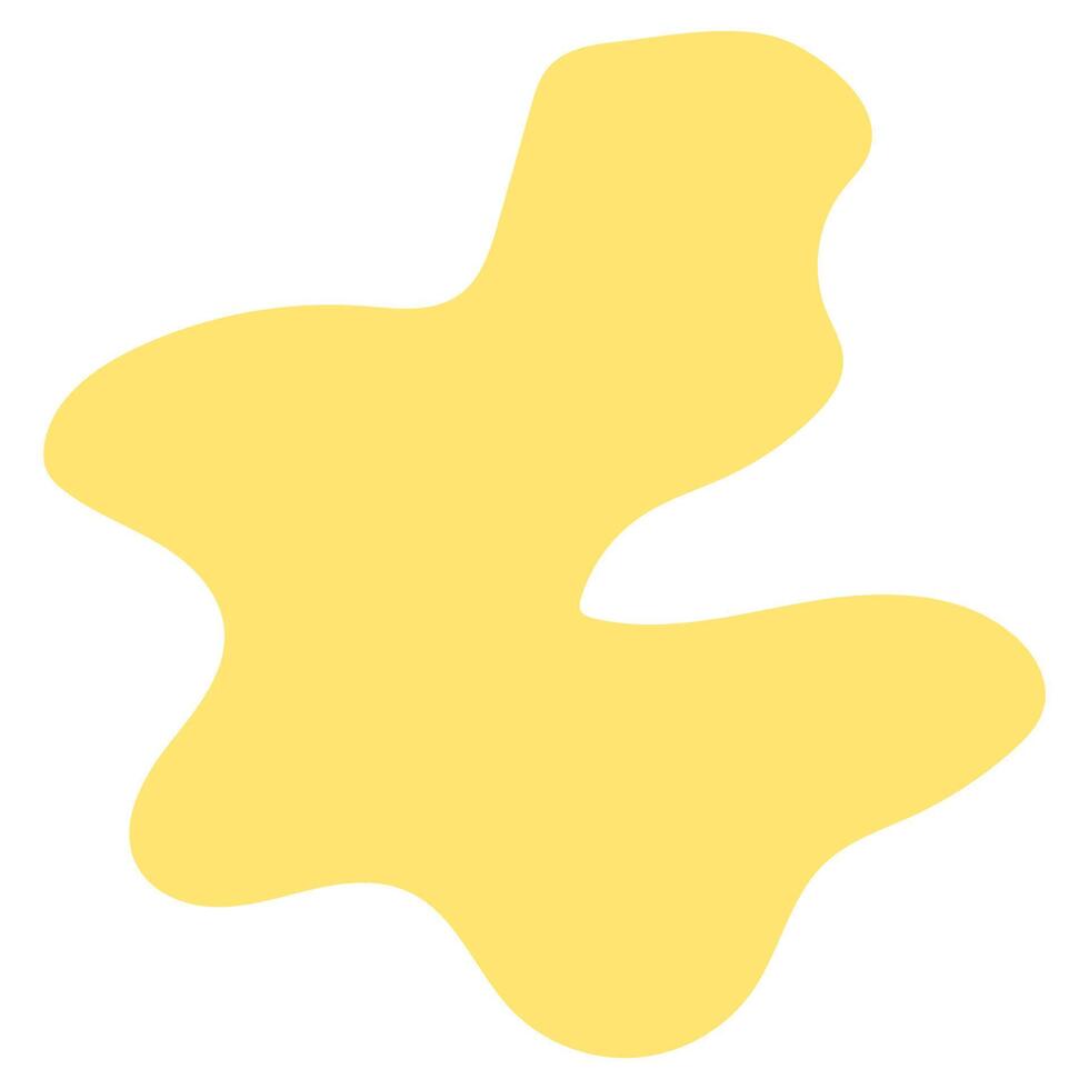Simple Abstract Shape Element With Fun Color vector