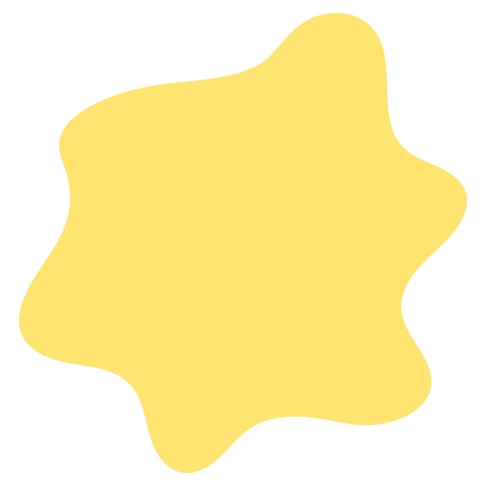 Simple Abstract Shape Element With Fun Color vector
