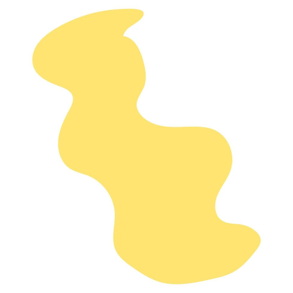 Simple Abstract Shape Element With Fun Color vector