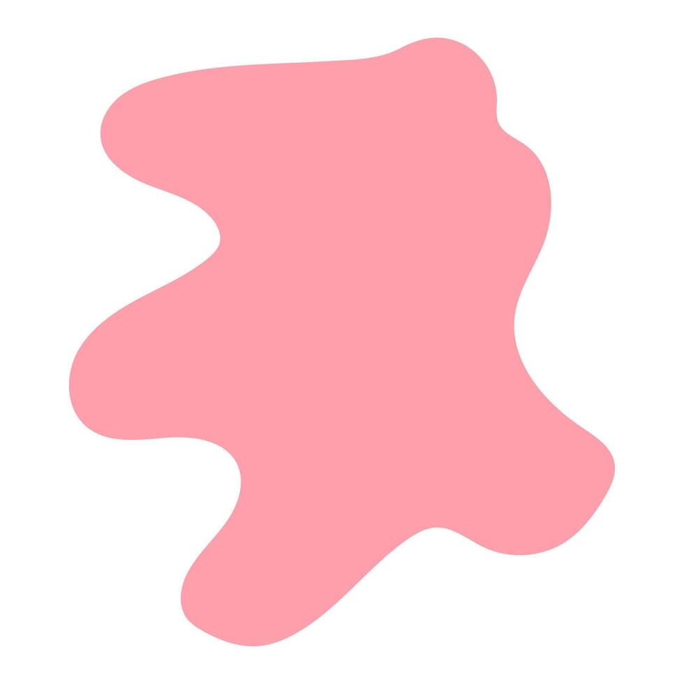 elemento de forma abstracta simple con color divertido vector