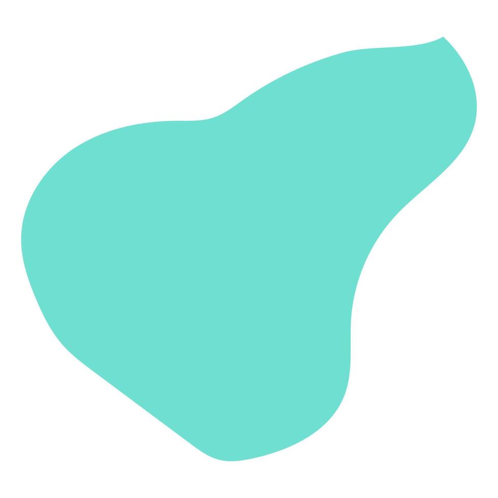 Simple Abstract Shape Element With Fun Color vector