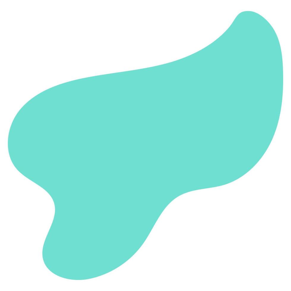 Simple Abstract Shape Element With Fun Color vector