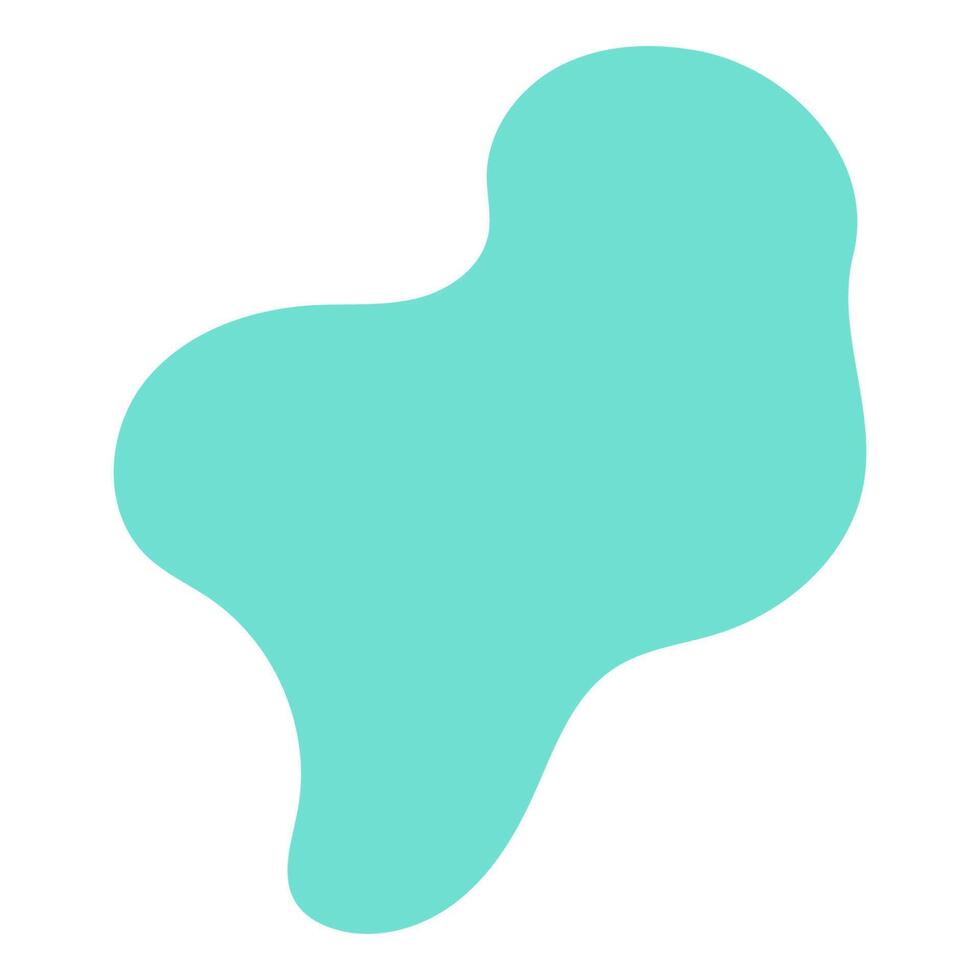 elemento de forma abstracta simple con color divertido vector