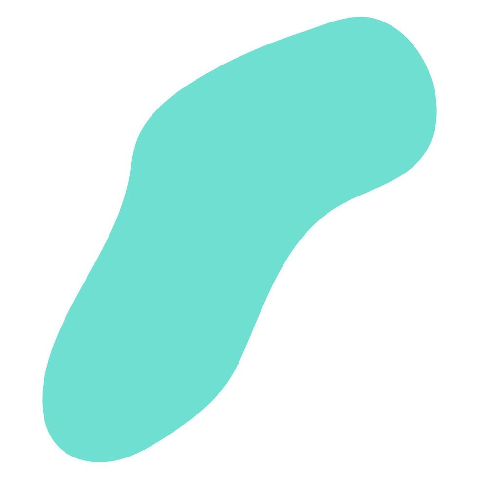 Simple Abstract Shape Element With Fun Color vector