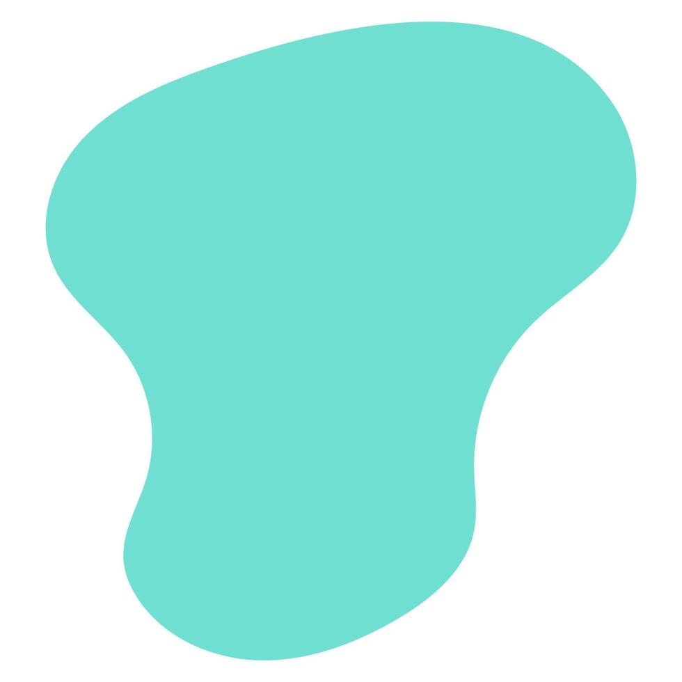 Simple Abstract Shape Element With Fun Color vector