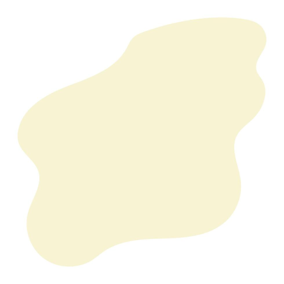 Simple Abstract Shape Element With Fun Color vector