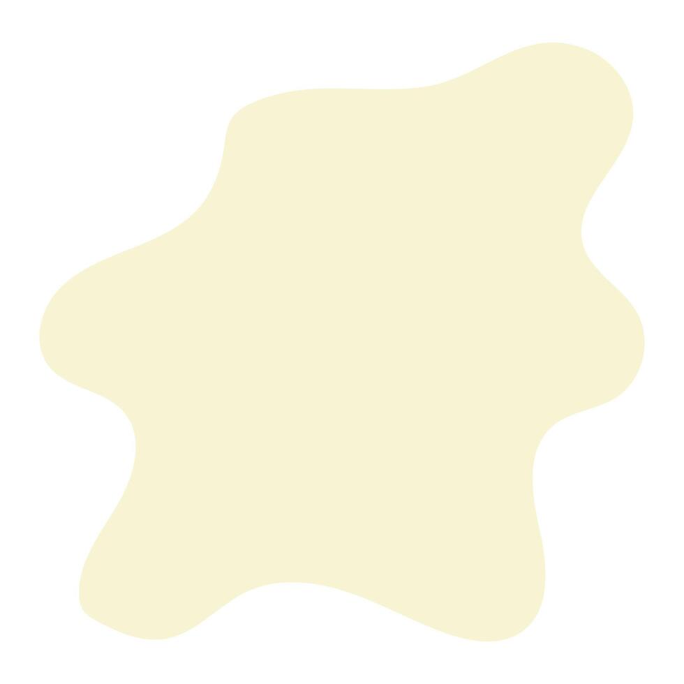 Simple Abstract Shape Element With Fun Color vector