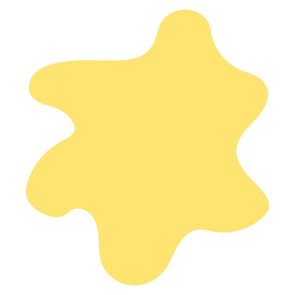 Simple Abstract Shape Element With Fun Color vector