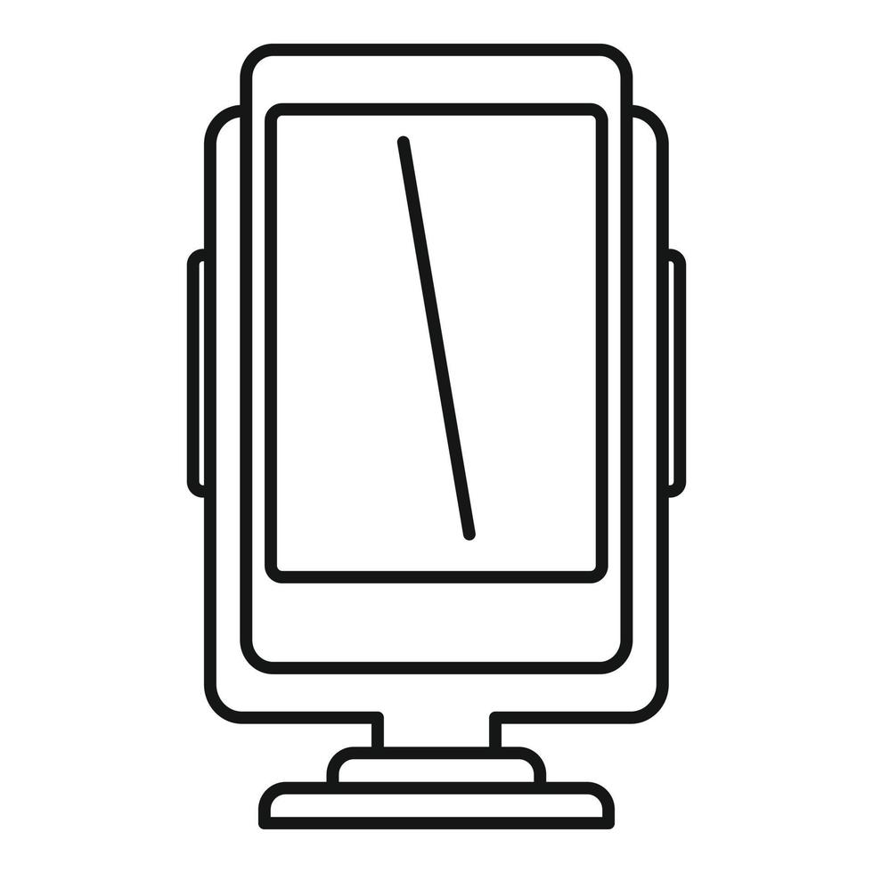 Phone holder accessories icon, outline style vector