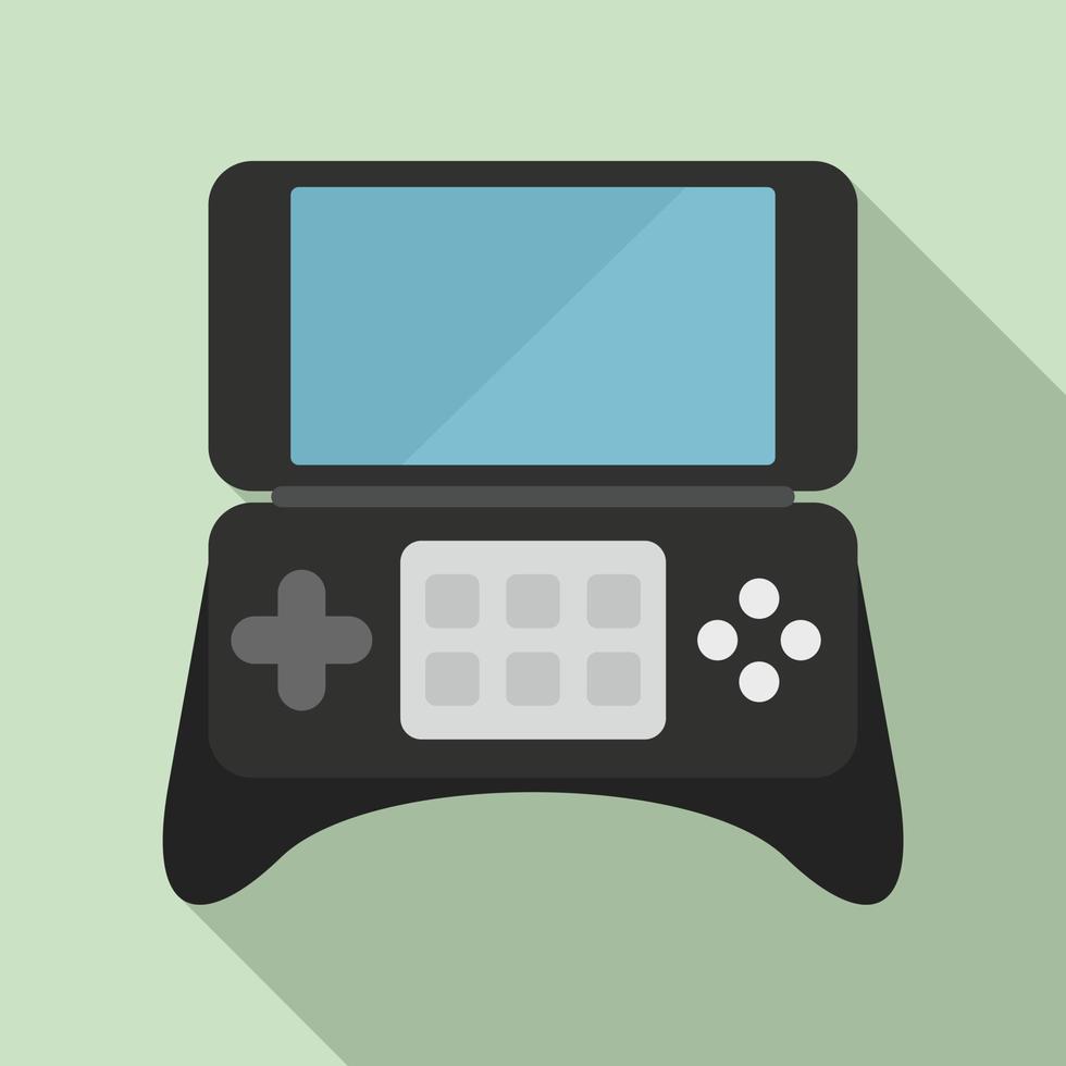 Smartphone gamepad icon, flat style vector