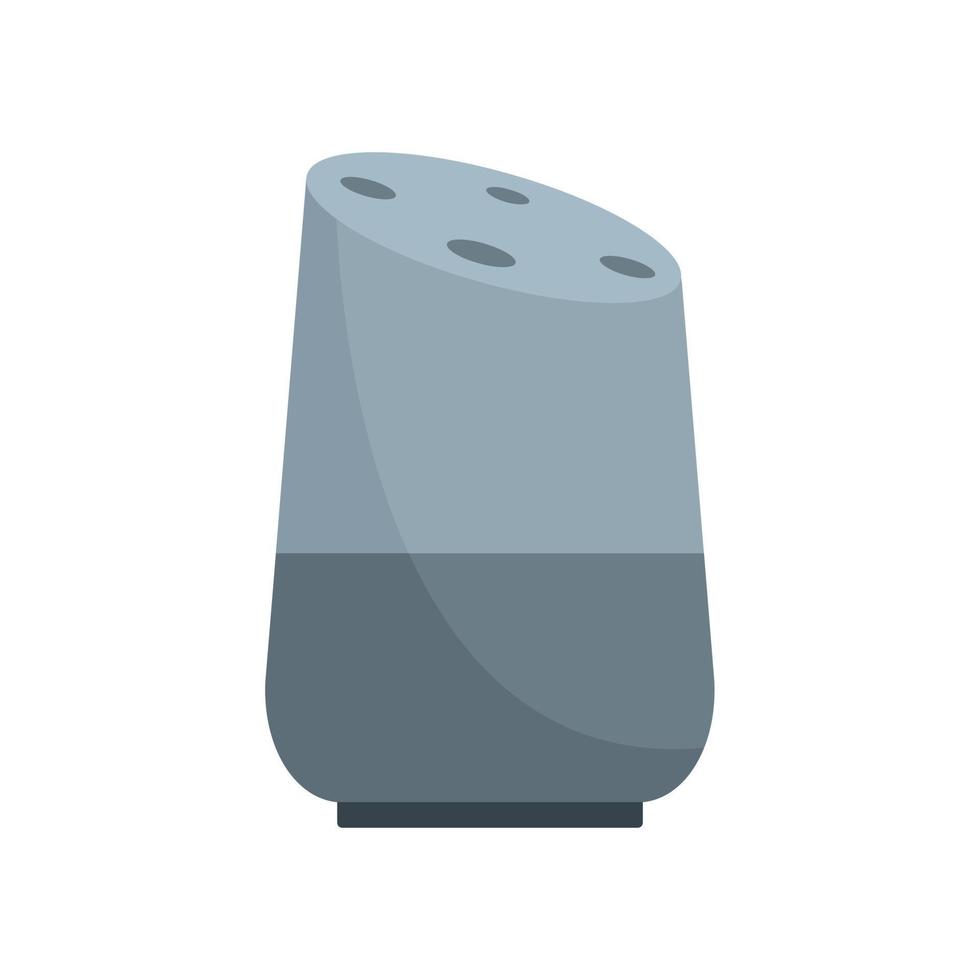 Future smart speaker icon, flat style vector